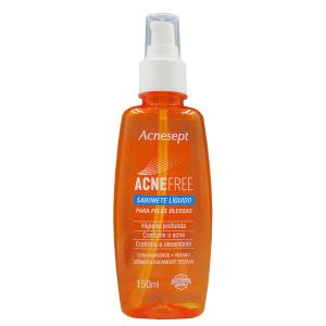 Sabonete Líquido Acne Free para Peles Oleosas 150ml Acnesept