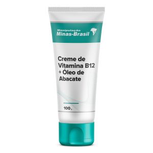 Creme de Vitamina B12 Com Oleo de Abacate - 100G
