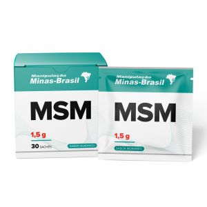 MSM 1,5g Sabor Morango 30 Sachês
