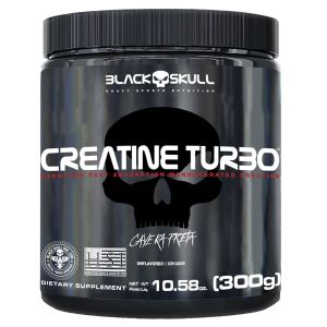 Creatine Turbo Sem Sabor 300g Black Skull