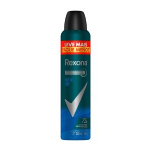 Desodorante Antitranspirante Aerosol Active Dry 250ml Rexona Men