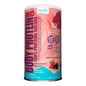 Body Protein Red Sabor Frutas Vermelhas 600g Equaliv
