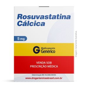 Rosuvastatina Cálcica 5mg com 30 Comprimidos Revestidos Genérico Althaia