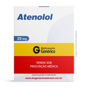 Atenolol 25Mg Com 30 Comprimidos Genérico Sandoz