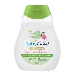 Shampoo Infantil Hipoalergênico para Cabelos Claros 200ml Baby Dove