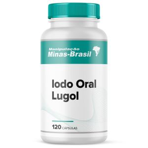 Iodo Oral Lugol Com 120 Cápsulas