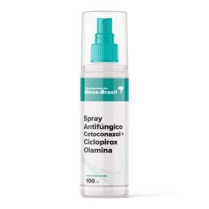 Spray Anti-Fungos/Micoses Cetoconazol   Ciclopirox Olamina 100Ml