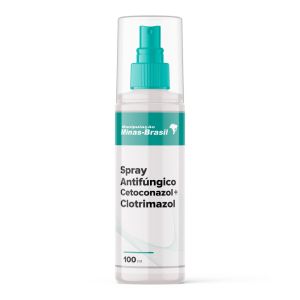 Spray Anti-Fungos/Micoses Cetoconazol   Clotrimazol 100Ml