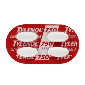 Tylenol 750mg com 4 Comprimidos