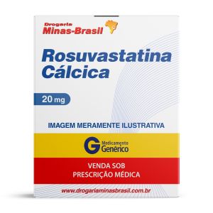 Rosuvastatina Cálcica 20 mg Com 30 Comprimidos Revestidos  Genérico Ems