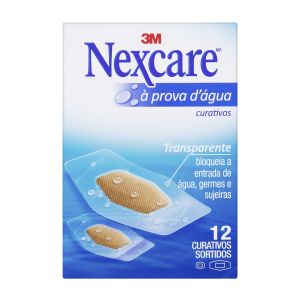 Curativos à Prova D'Água Nexcare 12 unidades