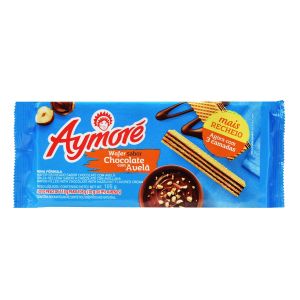 Wafer Sabor Chocolate com Avelã 105g Aymoré