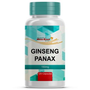 Ginseng Panax 150 Mg 120 Cápsulas