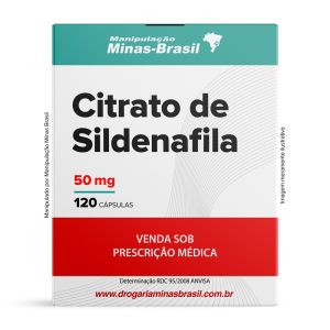 Citrato De Sildenafila 50Mg 120 Cápsulas