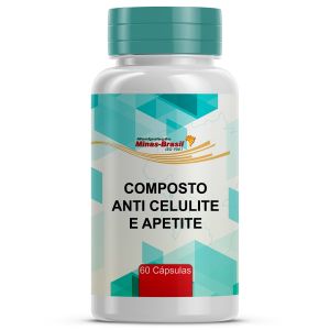 Composto Anti Celulite e Apetite - Thiomucase e Associações 60 Cápsulas