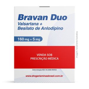 Bravan Duo 160mg 5mg com 30 Comprimidos Aché