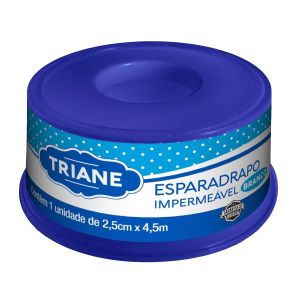 Esparadrapo Impermeável Branco 2,5cm x 4,5m Triane