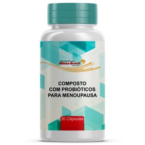 Composto Com Probióticos Para Menopausa 30 Cápsulas