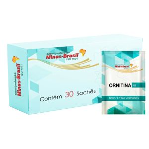 Sachê Desempenho Muscular Ornitina 2g Sabor Frutas Vermelhas 30 Sachês