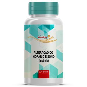 Alteração do Horário e Sono (Insônia) 90 Cápsulas