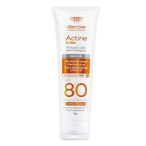 Protetor Solar Darrow Actine Solar FPS 80 40g Sem Cor