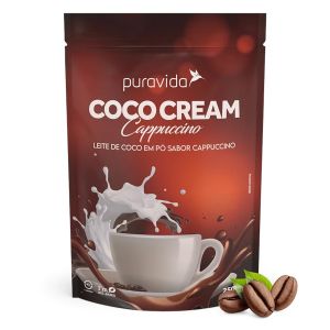 Coco Cream Cappuccino Leite de Coco em Pó 250g Puravida
