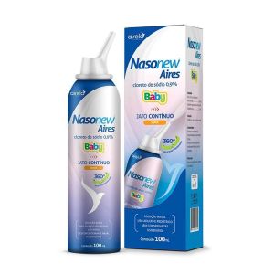 Nasonew Aires Baby Cloreto De Sódio 0,9% Jato Contínuo Suave 100ml