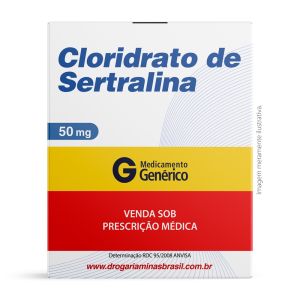 Cloridrato de Sertralina 50mg Com 30 Comprimidos Revestidos Genérico Prati Donaduzzi