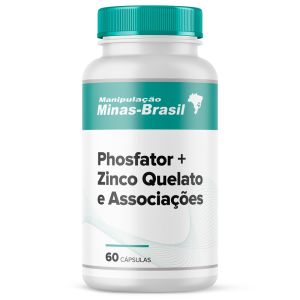 Phosfator+Zinco Quelato e Associações 60 Cápsulas