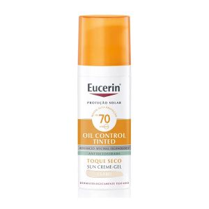 Protetor Solar Eucerin Sun Oil Control Tinted FPS 70 Claro 50g