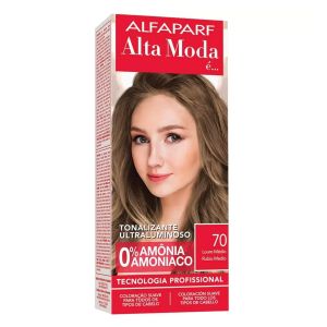 Tonalizante Ultraluminoso Alfaparf Alta Moda 70 Louro Médio