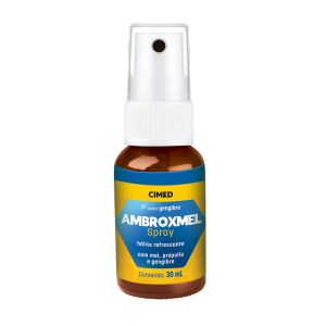 Ambroxmel Sabor Gengibre Com Mel, Própolis e Gengibre Spray Com 30ml