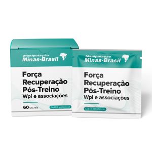 Força Recuperação Pós-Treino Wpi e Associações Sabor Maracujá 60 Sachês