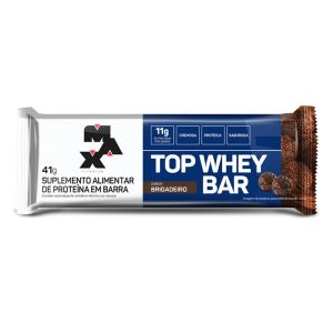 Barra de Proteina Top Whey Bar Brigadeiro 41g  Max Titanium