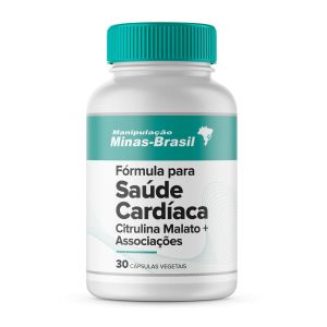 Fórmula para Saúde Cardíaca com Citrulina Malato + Associações 30 Cápsulas