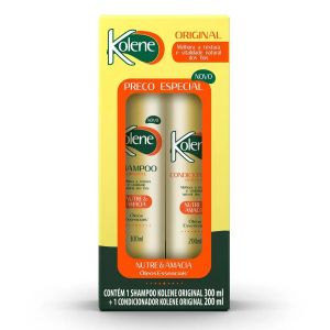 Kit Shampoo 300ml e Condicionador 200ml Original Kolene