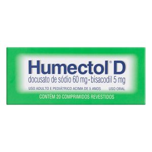 Humectol D 5mg + 60mg Com 20 Comprimidos Revestidos Cosmed