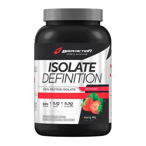 Isolate Definition Sabor Morango 900g BodyAction