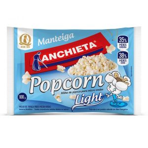 Pipoca de Micro-Ondas Sabor Manteiga Light Anchieta 100g