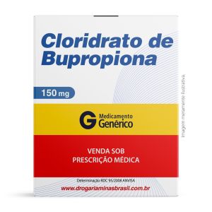 Cloridrato De Bupropiona 150mg Com 30 Comprimidos Genérico Eurofarma