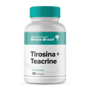 Tirosina 500mg + Teacrine 100mg 30 Cápsulas