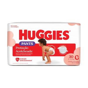 Fralda Huggies Roupinha Supreme Care G - Com 30 unidades