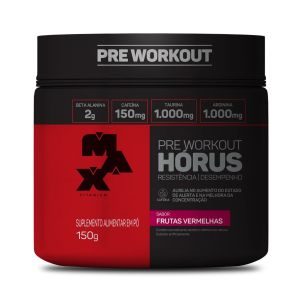 Pre Workout Horus Frutas Vermelhas Com 150g Max Titanium