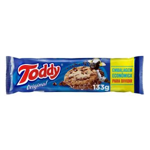 Biscoito Cookie Baunilha Com Gotas De Chocolate 133g Toddy