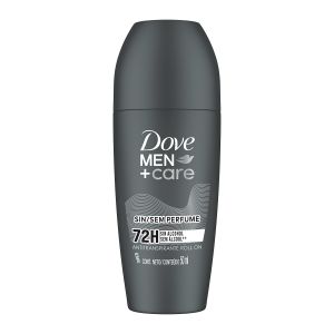 Desodorante Men Care Sem Perfume Roll-on Antitranspirante Com 50ml Dove