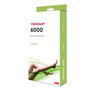 Meia Venosan 6000 Ad 3/4 20-30 Bege Media