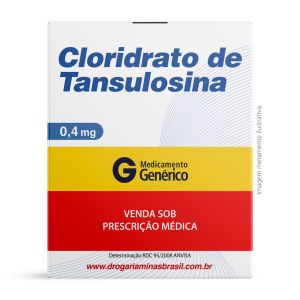 Cloridrato de Tansulosina 0,4mg com 20 Comprimidos Revestidos Genérico EMS