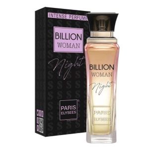 Perfume Billion Woman Night Feminino Eau de Toilette 100ml Paris Elysees