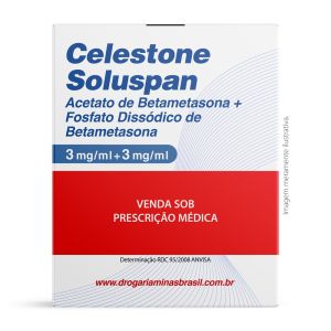 Celestone Soluspan Injetável 3mg/ml e 3mg/ml Com 1 Ampola De 1ml