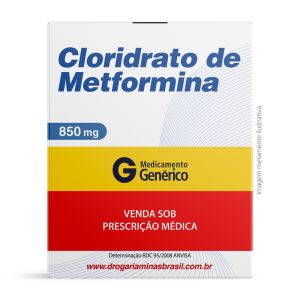 Cloridrato de Metformina 850mg 30 Comprimidos Genérico Teuto